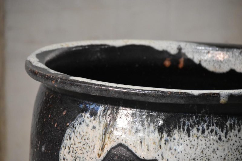 Tsutsumi Pottery Tsubo Garden Basin Width:430mm - Image 8