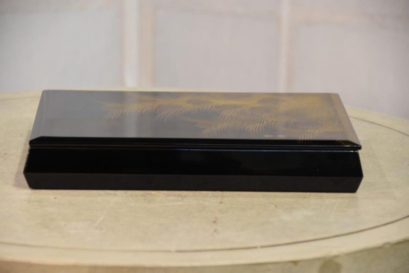 Suzuri Bako Lacquered Writing Box Width:275mm - Image 7