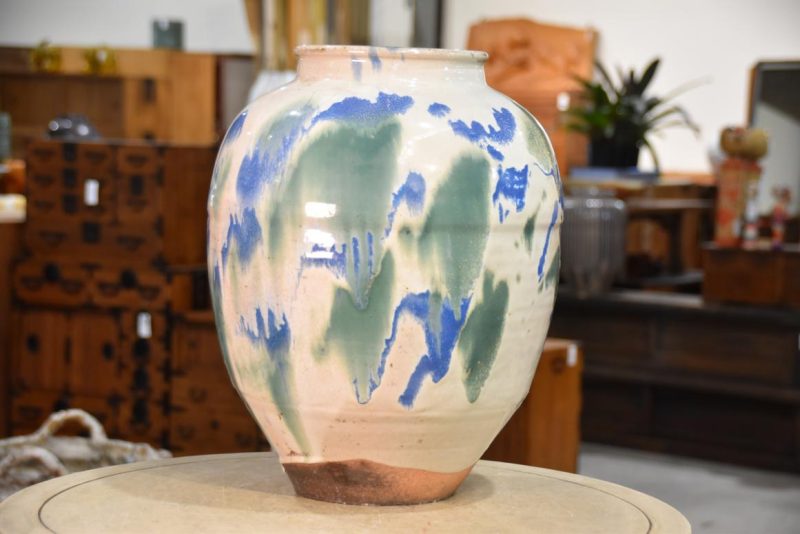 Shigaraki Pottery Tsubo Urn Width:320mm - Image 2