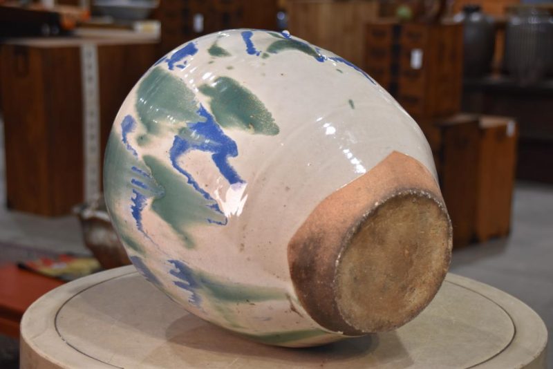 Shigaraki Pottery Tsubo Urn Width:320mm - Image 9