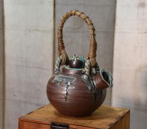 Large Shigaraki Pottery Teapot Width:470mm