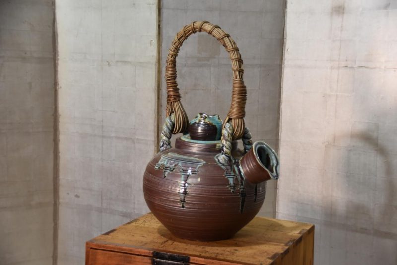 Large Shigaraki Pottery Teapot Width:470mm