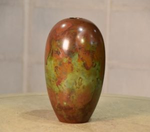 Vintage Murashido Bronze Vase Width:110mm