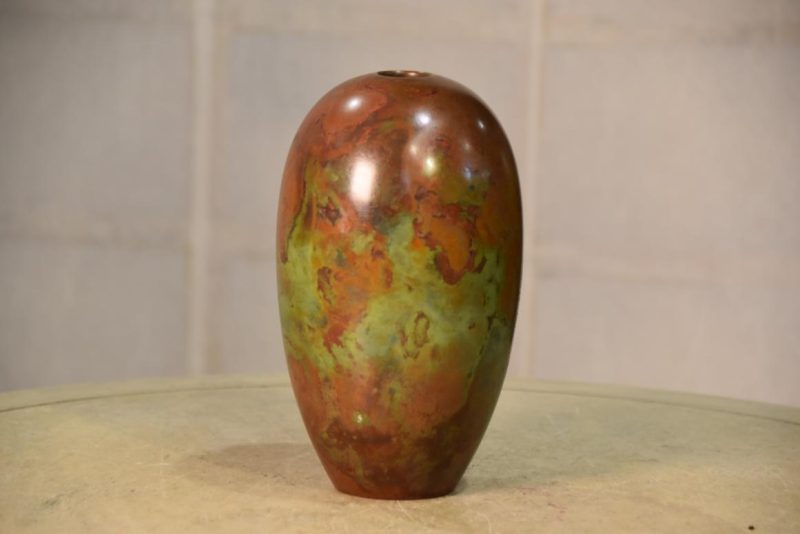 Vintage Murashido Bronze Vase Width:110mm