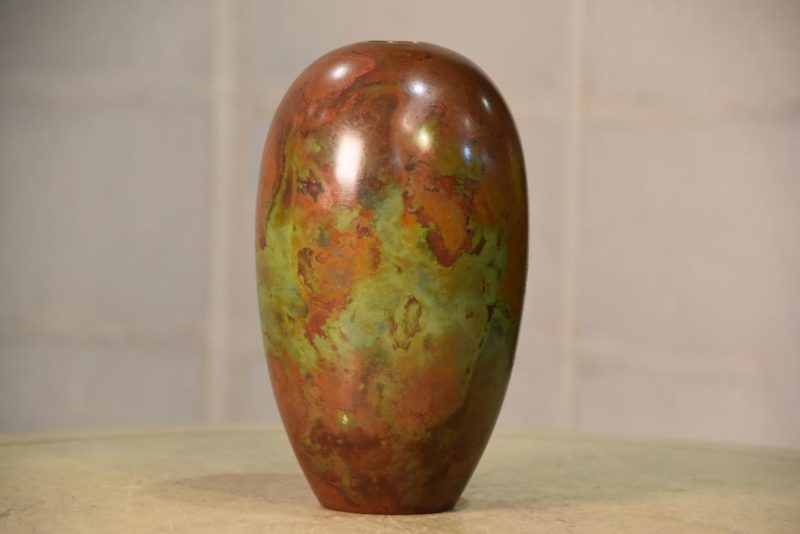 Vintage Murashido Bronze Vase Width:110mm - Image 2