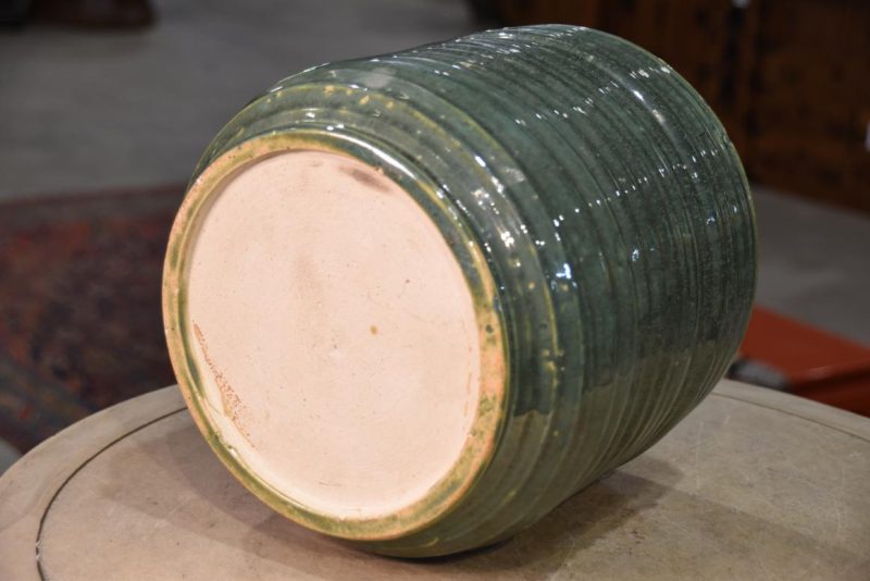 Green Glaze Ceramic Hibachi Urn Width:255mm - Image 3