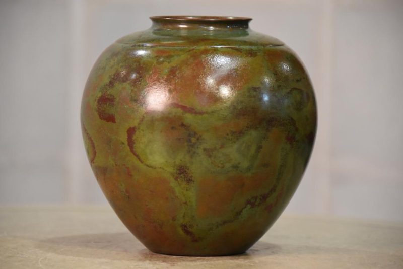 Vintage Murashido Bronze Vase Width:125mm - Image 2