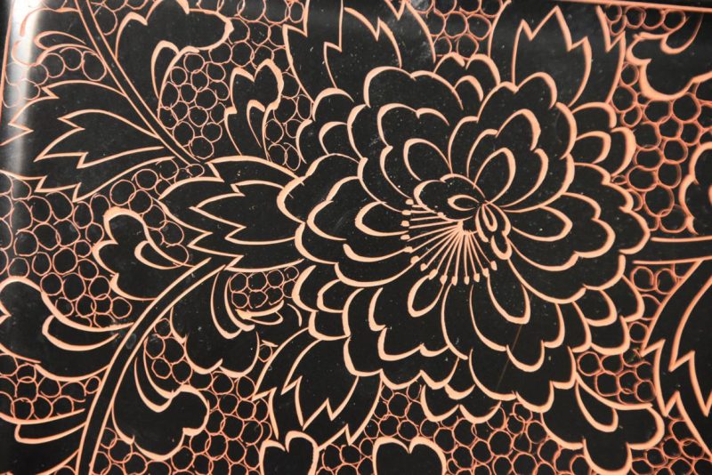 Japanese Lacquered Jubako Stacking Box Width:215mm - Image 3