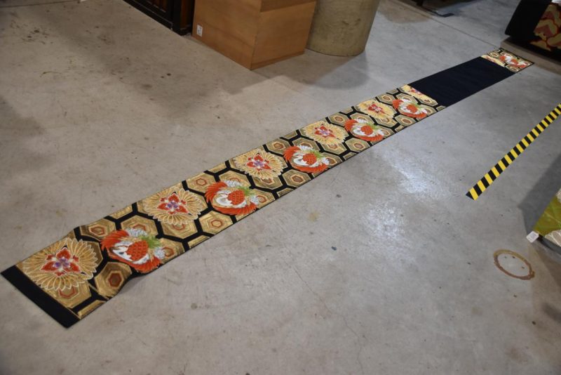 Vintage Table Runner Obi Sash Width:4000mm - Image 4