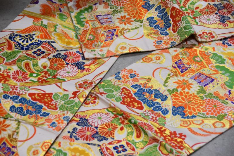 Silk Brocade Table Runner Obi Sash Width:4000mm - Image 3