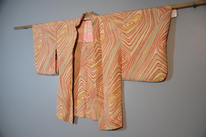 Silk Vintage Haori Jacket - Image 4