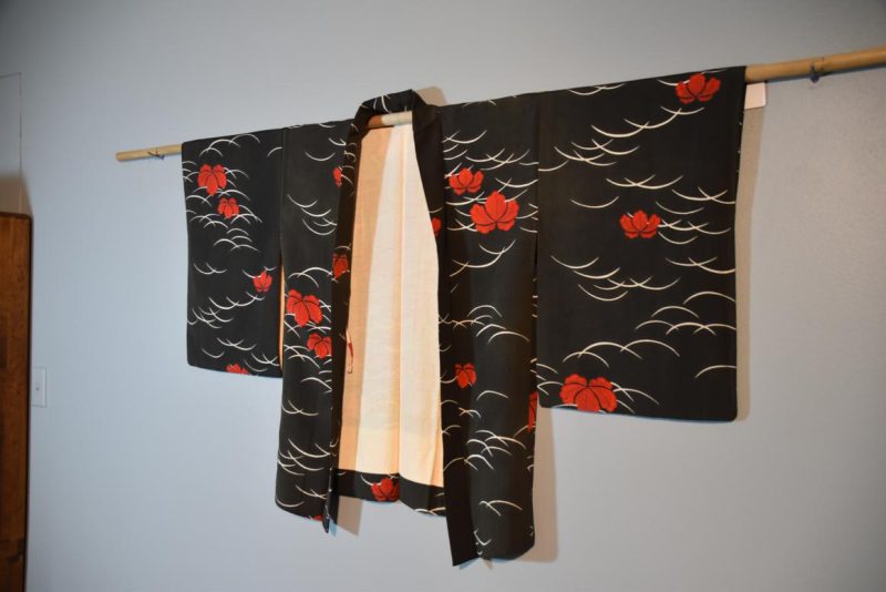 Silk Vintage Haori Jacket - Image 4