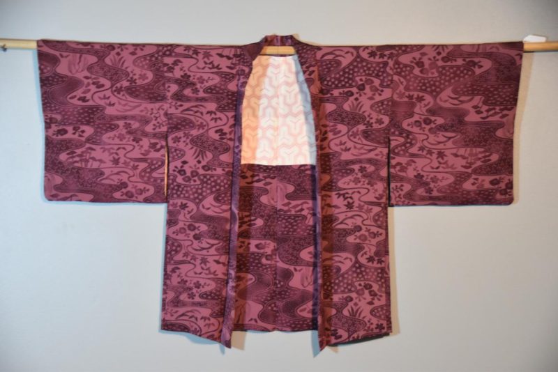 Soft Silk Vintage Haori Jacket - Image 6