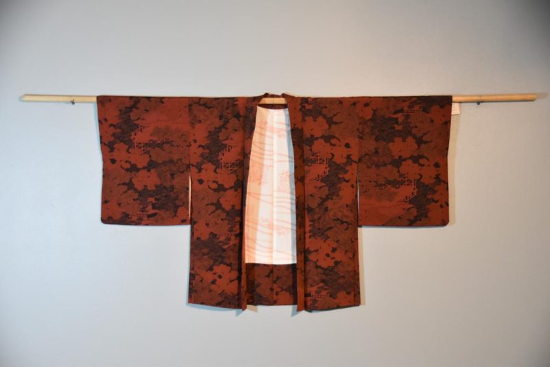 Kiyamizu Dera in Fall Silk Vintage Haori Jacket