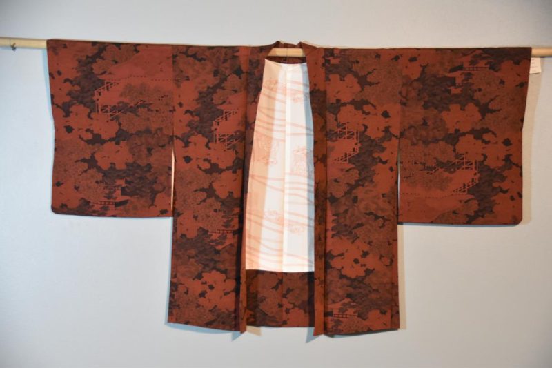 Kiyamizu Dera in Fall Silk Vintage Haori Jacket - Image 2