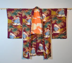 Meisen (Silk Ikat) Silk Vintage Haori Jacket