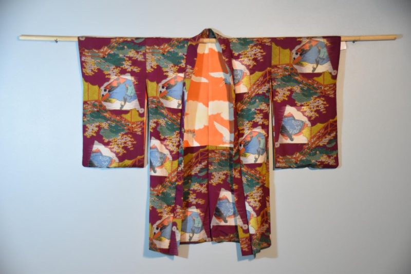 Meisen (Silk Ikat) Silk Vintage Haori Jacket