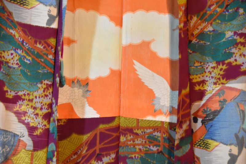 Meisen (Silk Ikat) Silk Vintage Haori Jacket - Image 5