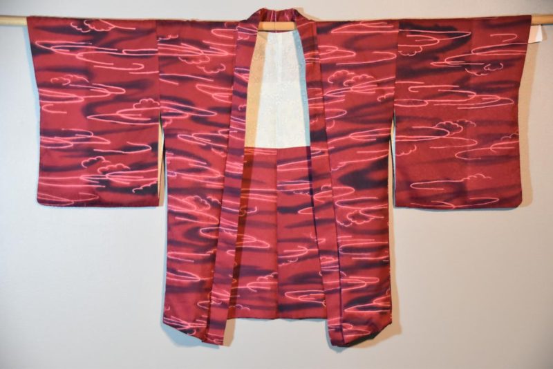 Soft Silk Vintage Haori Jacket - Image 2