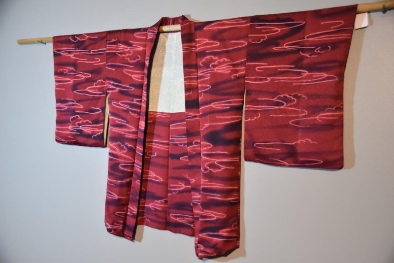 Soft Silk Vintage Haori Jacket - Image 5