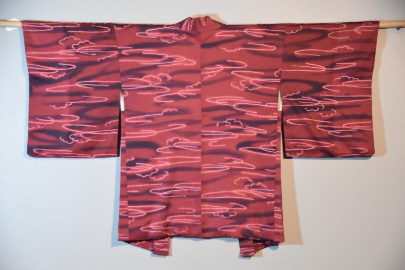 Soft Silk Vintage Haori Jacket - Image 3