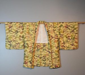 Vintage Silk Jacquard Haori Jacket