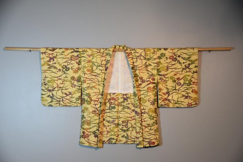 Vintage Silk Jacquard Haori Jacket