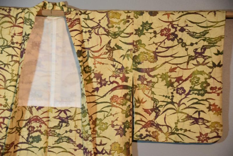 Vintage Silk Jacquard Haori Jacket - Image 6