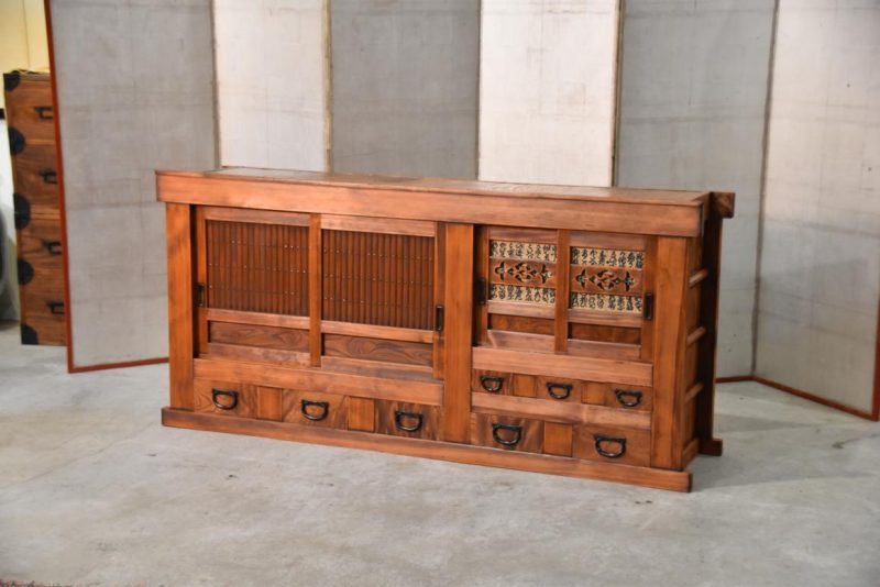 Antique Kitchen Chest Sideboard Width:1810mm