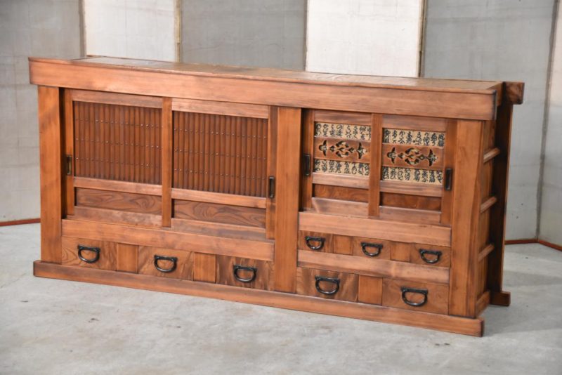 Antique Kitchen Chest Sideboard Width:1810mm - Image 2