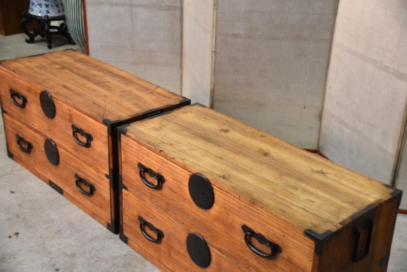 Antique Clothing Chest on Chest Width:960mm - Image 3