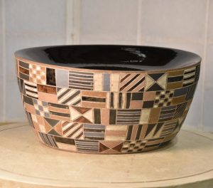 Contemporary Japanese Vase by Mokoyama Fumiya (B1960) Width:420mm