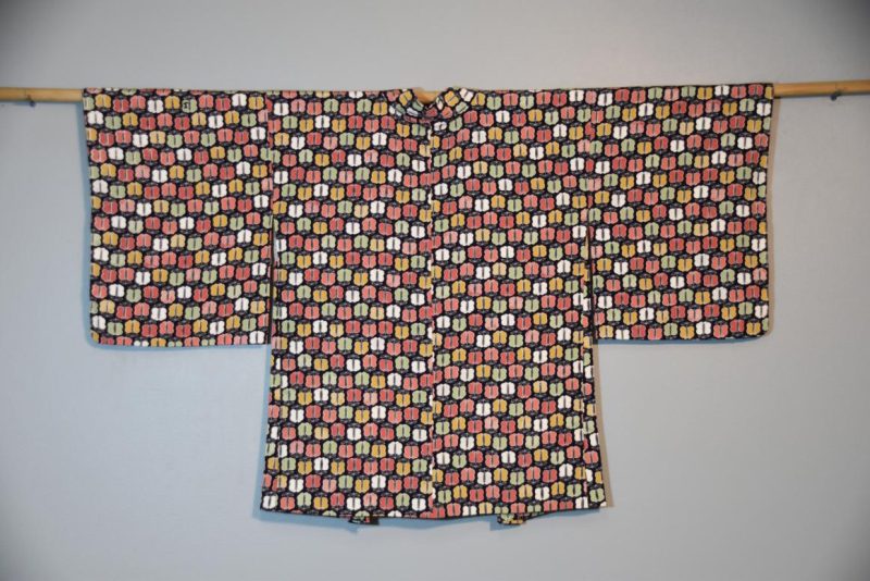 Haori with an allover Quirky Floral Design