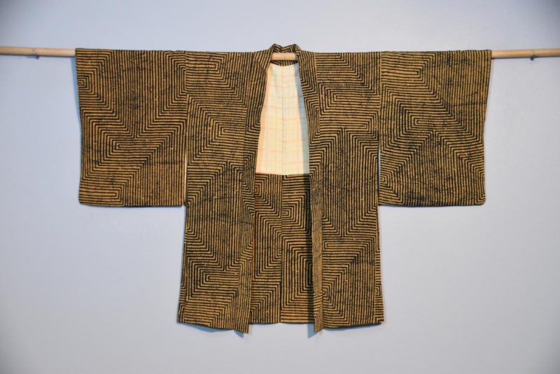 Soft Silk Vintage Haori Jacket - Image 3