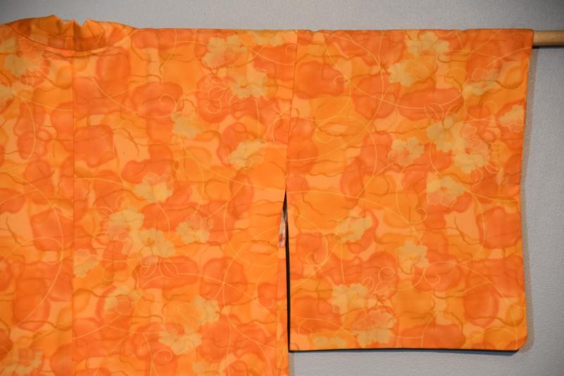 Soft Silk Vintage Haori Jacket - Image 9