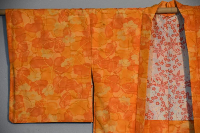 Soft Silk Vintage Haori Jacket - Image 7