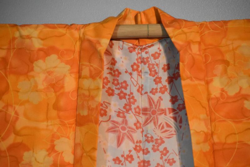 Soft Silk Vintage Haori Jacket - Image 6