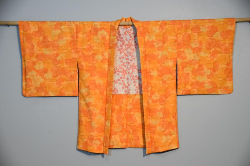 Soft Silk Vintage Haori Jacket - Image 4