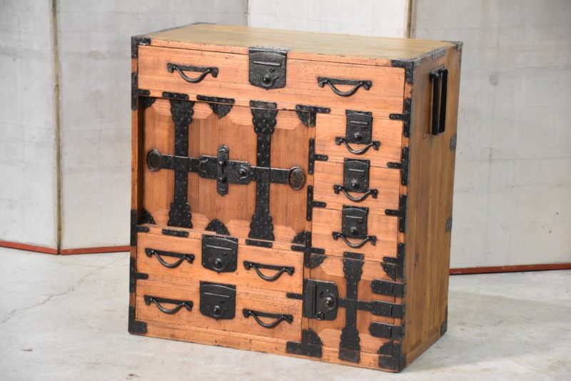 Edo Period Tokyo Region Merchant Chest Width:790mm - Image 2