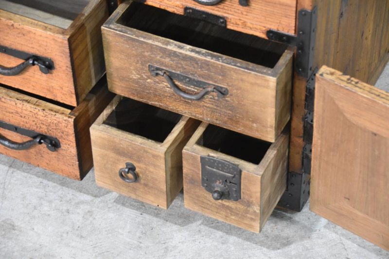 Edo Period Tokyo Region Merchant Chest Width:790mm - Image 8