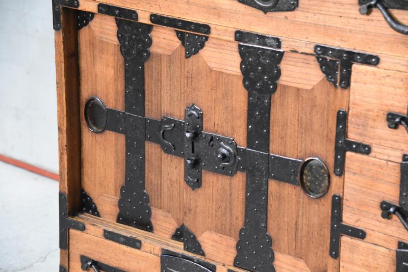 Edo Period Tokyo Region Merchant Chest Width:790mm - Image 5