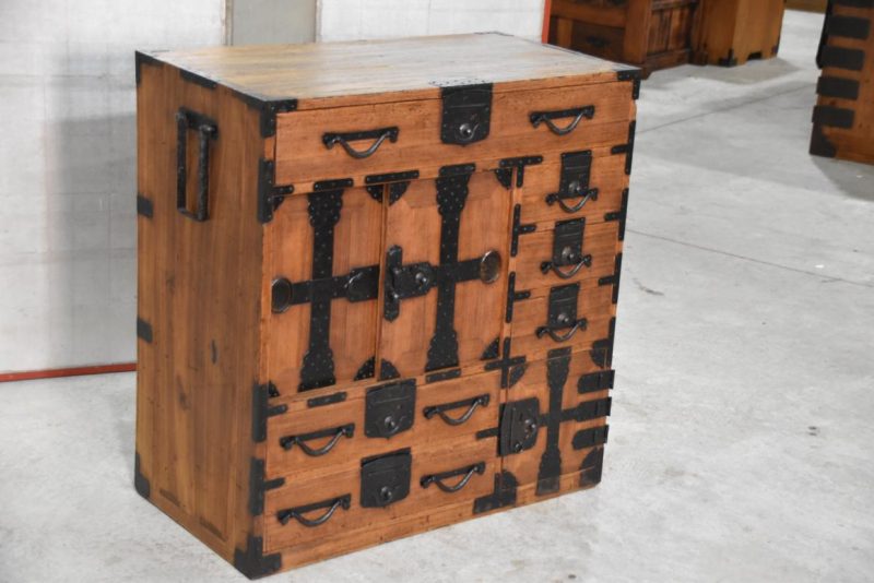 Edo Period Tokyo Region Merchant Chest Width:790mm - Image 3