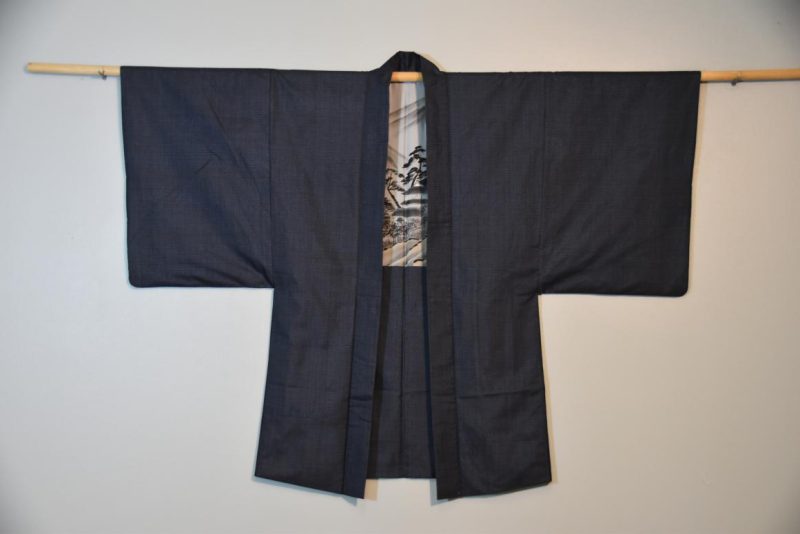 Oshima Men’s Silk Haori. - Image 3