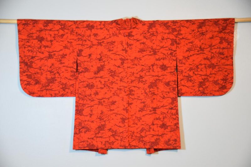 Orange Vintage Silk Haori