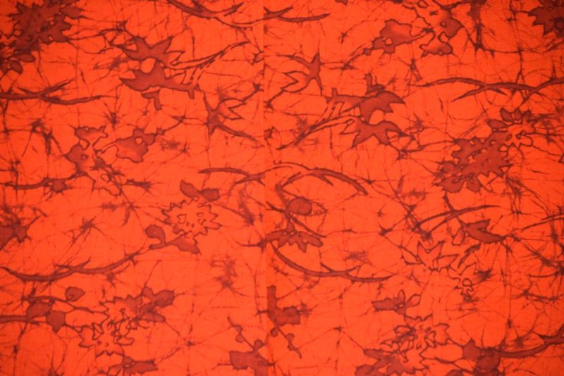Orange Vintage Silk Haori - Image 2