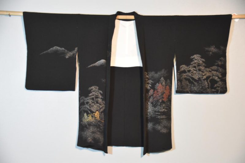 Vintage Silk Haori Jacket - Image 2