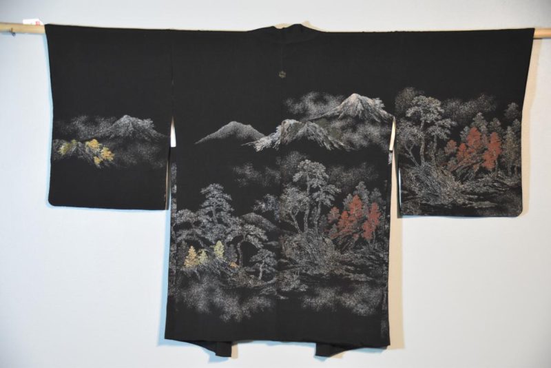 Vintage Silk Haori Jacket - Image 4