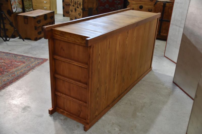 Antique Kitchen Chest Sideboard Width:1815mm - Image 4