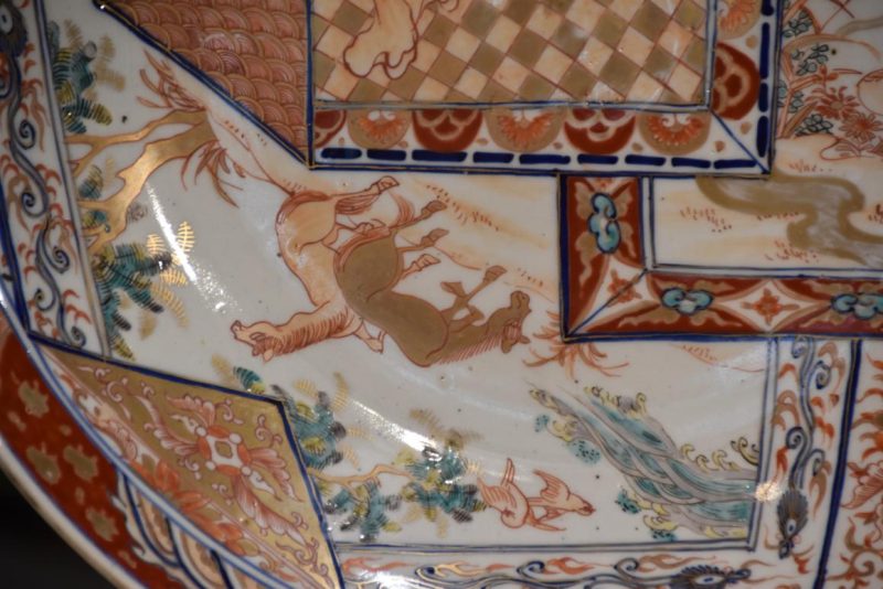 Large Japanese Imari Charger Width:470mm - Image 8