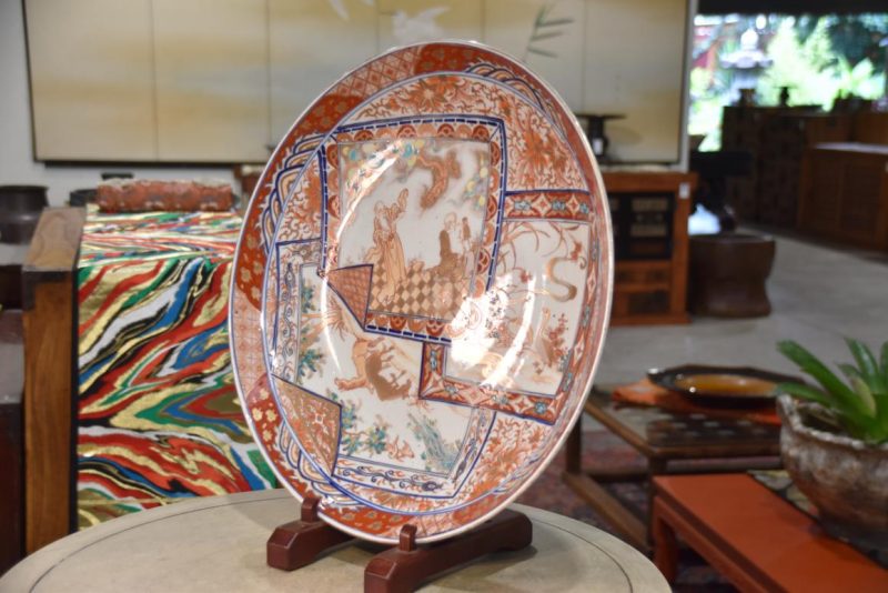 Large Japanese Imari Charger Width:470mm - Image 7